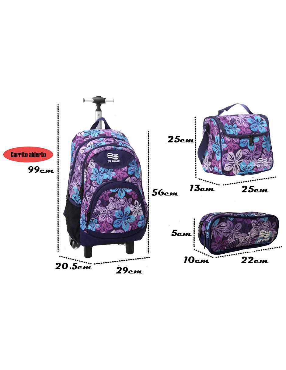 Set mochila escolar Mt010-18 unisex 2