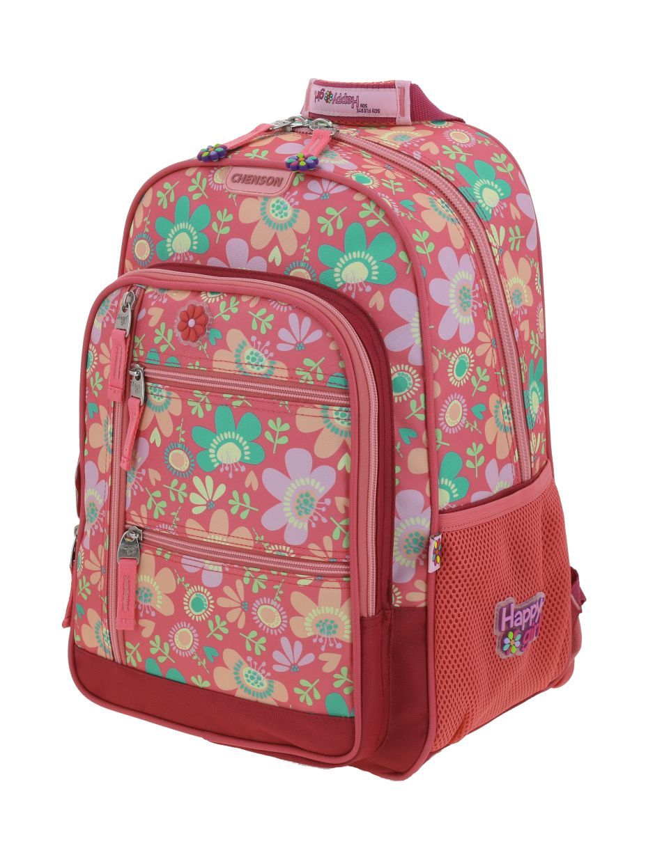 Mochila escolar Happy Girl Floris unisex 2