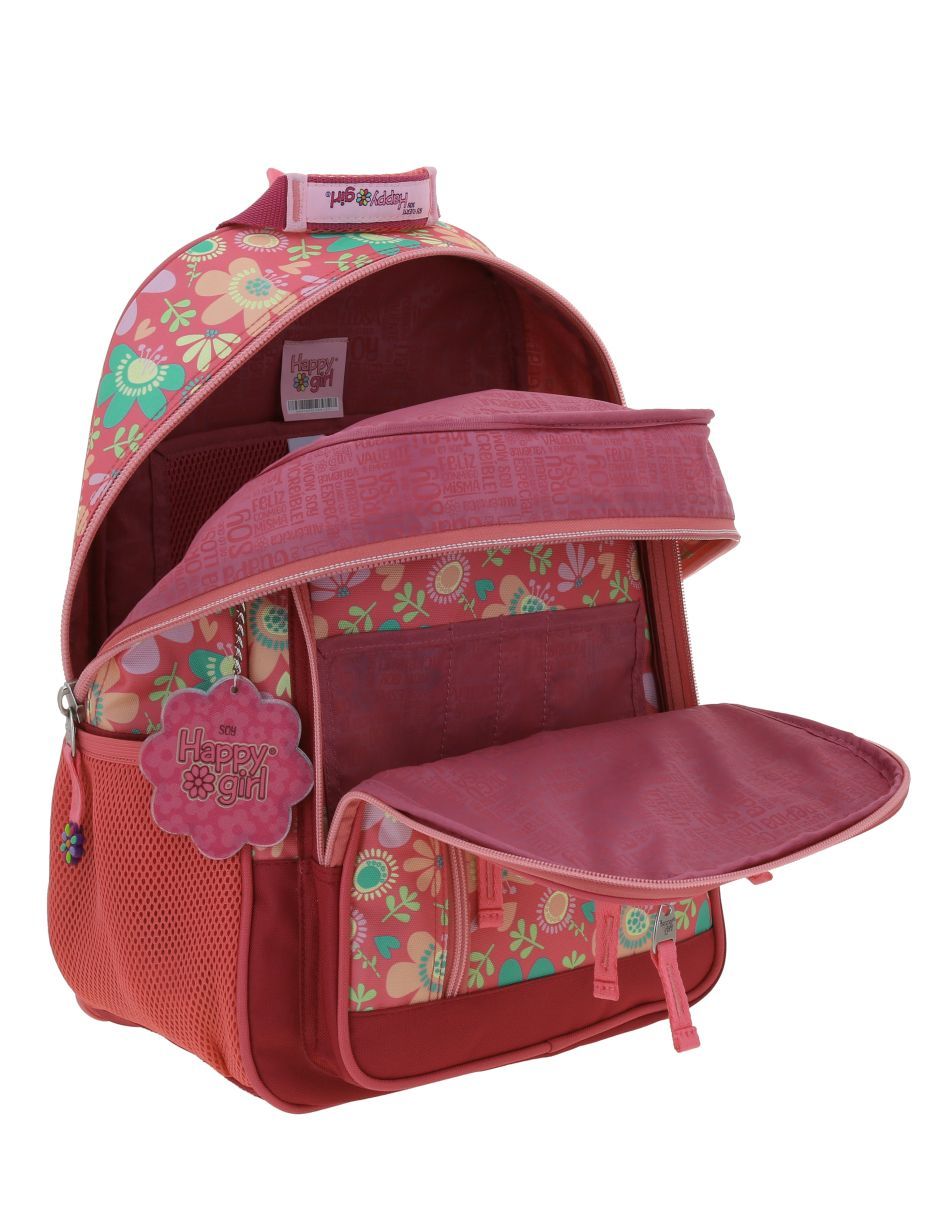 Mochila escolar Happy Girl Floris unisex 7