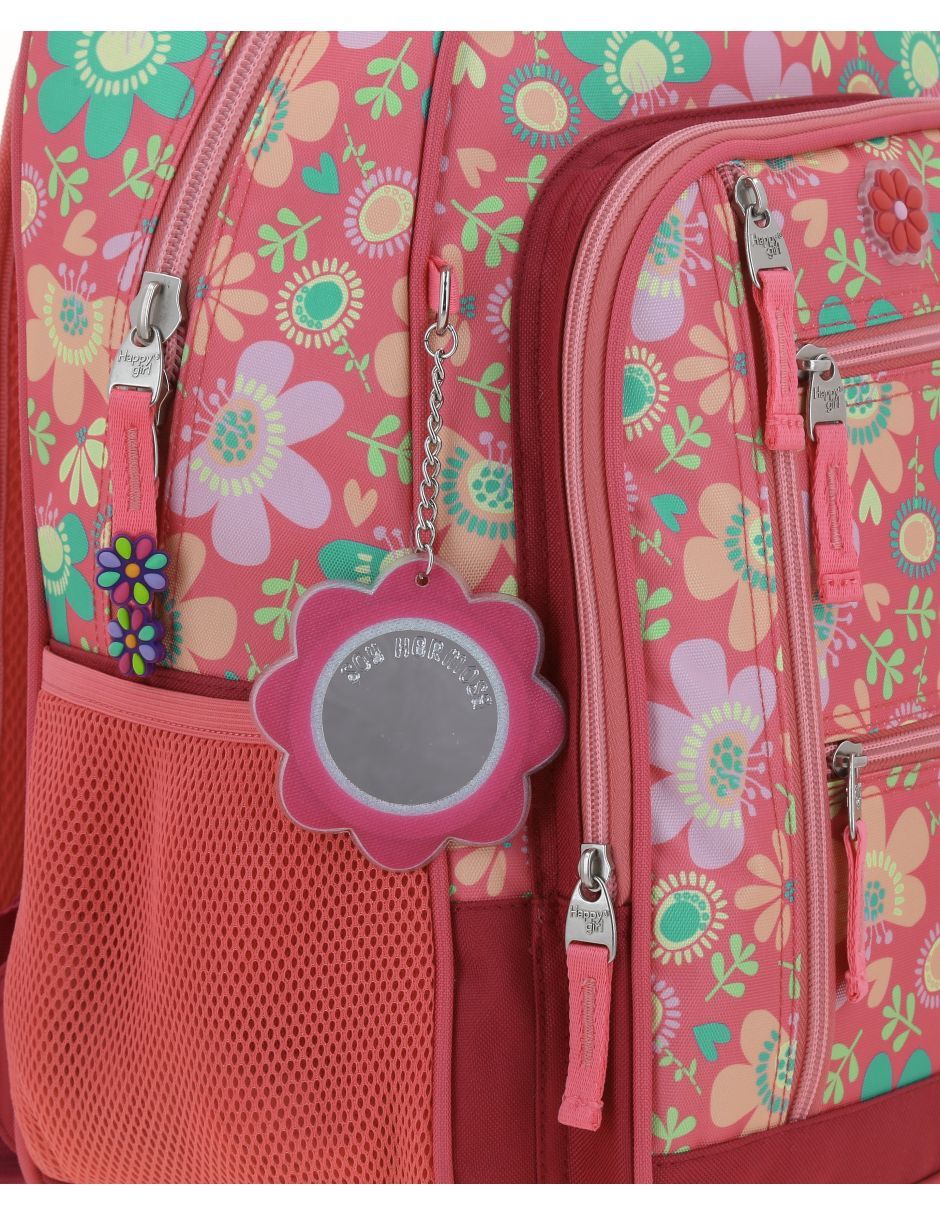 Mochila escolar Happy Girl Floris unisex 8