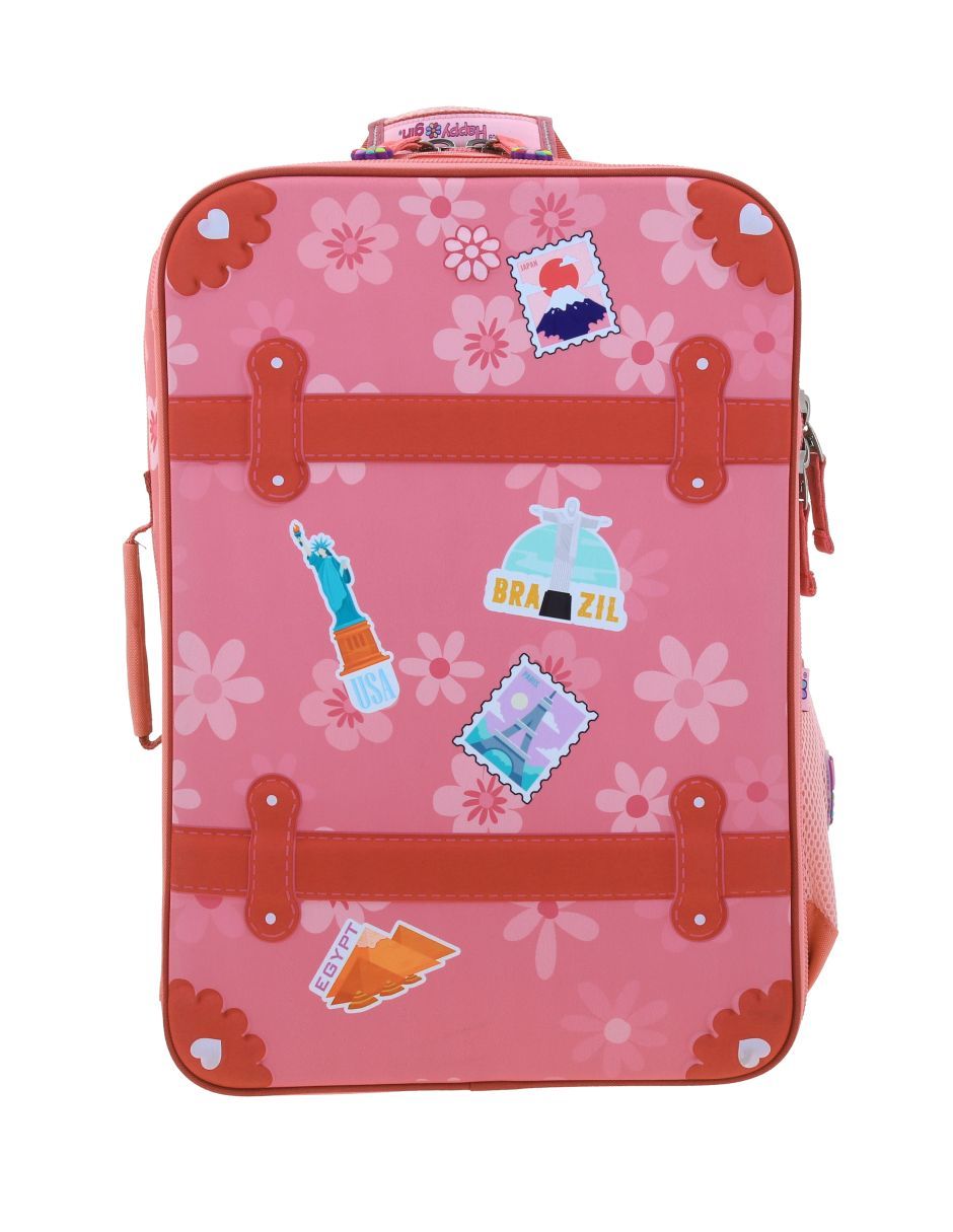 Mochila escolar Happy Girl Yorn unisex Mochila escolar Happy Girl Yorn unisex