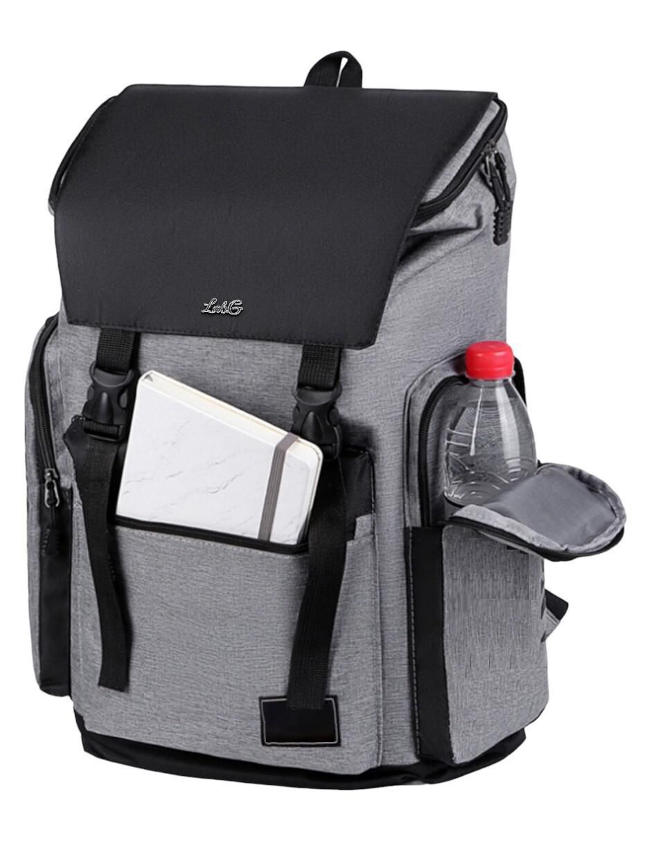 Mochila con portalaptop impermeable unisex