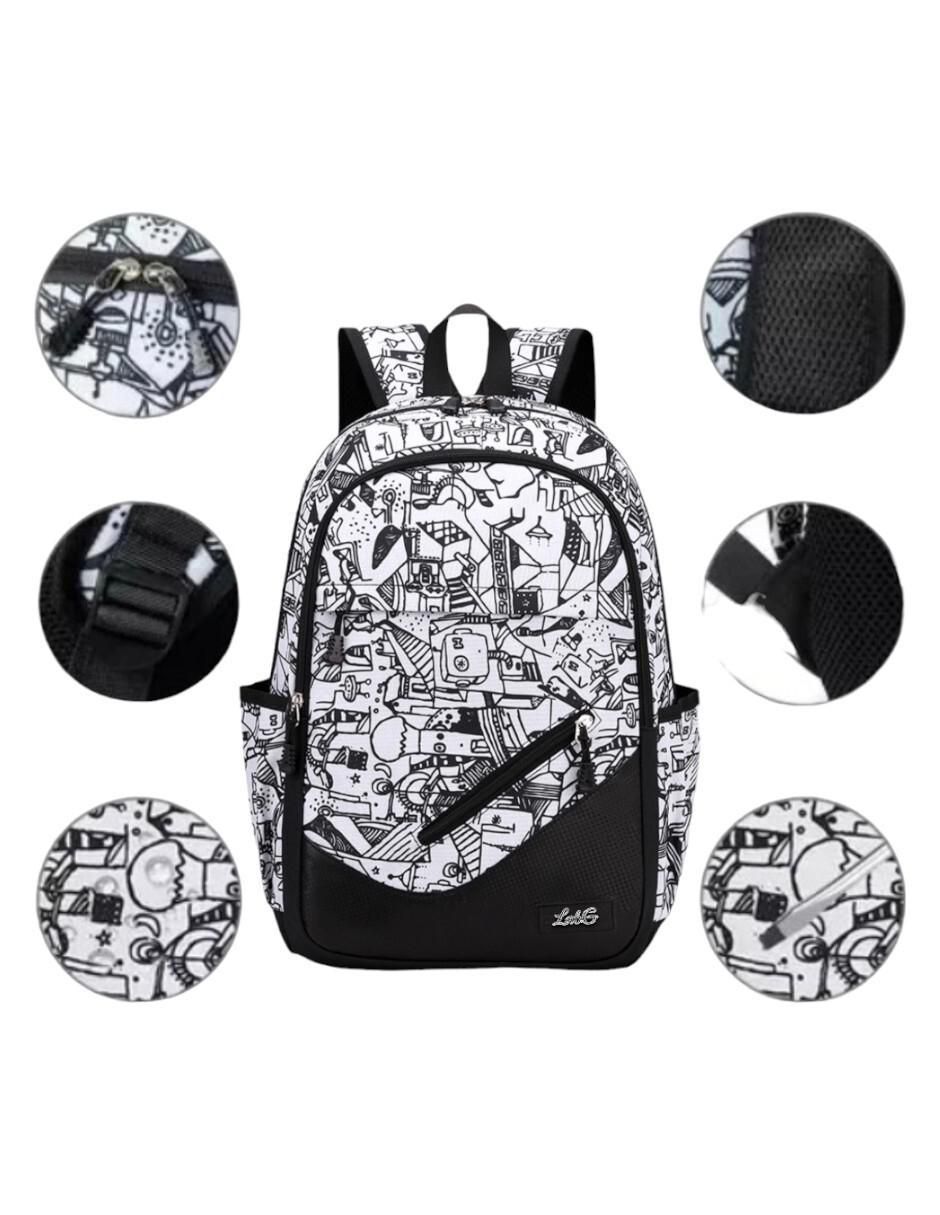 Mochila escolar unisex 2