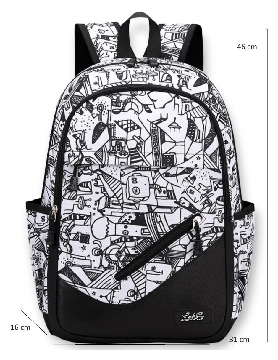 Mochila escolar unisex 5