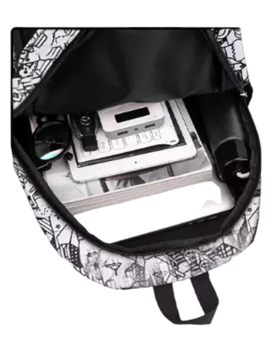 Mochila escolar unisex 4