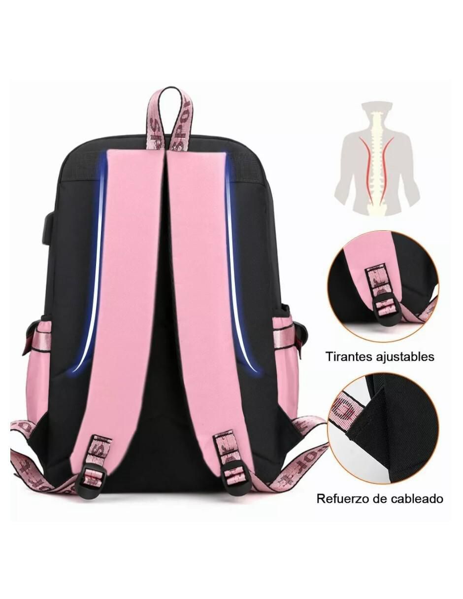 Mochila escolar unisex 3