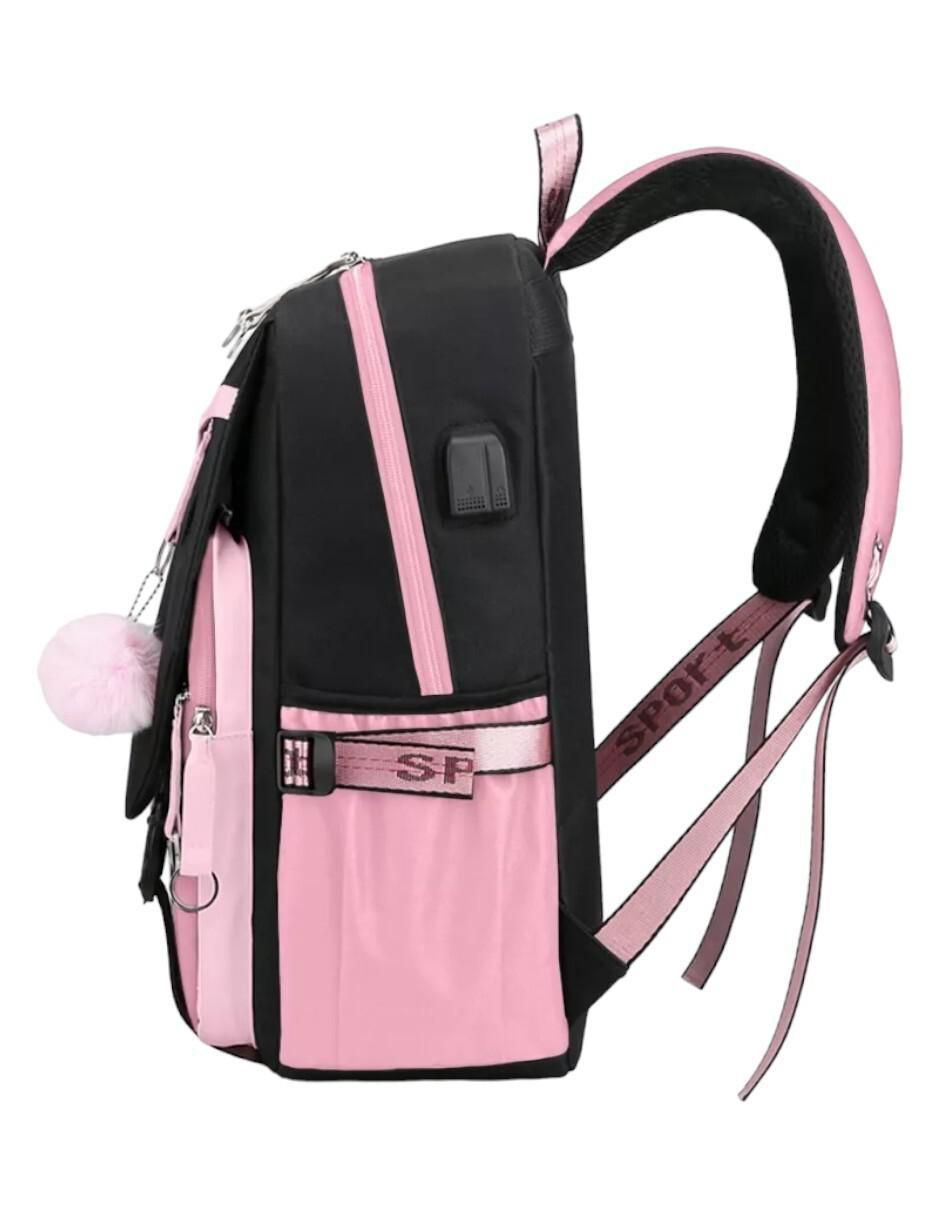 Mochila escolar unisex 4