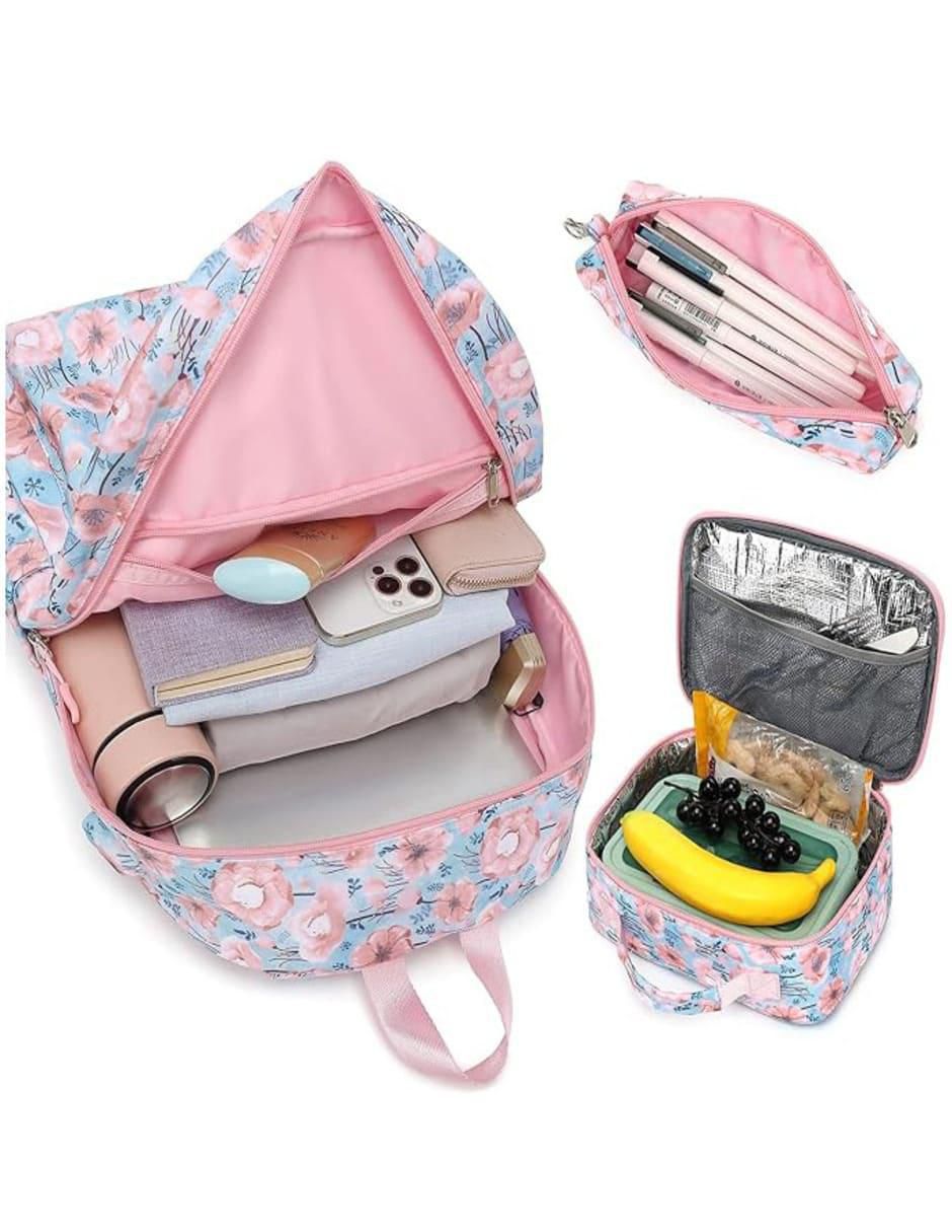 Set mochila escolar impermeable unisex 3