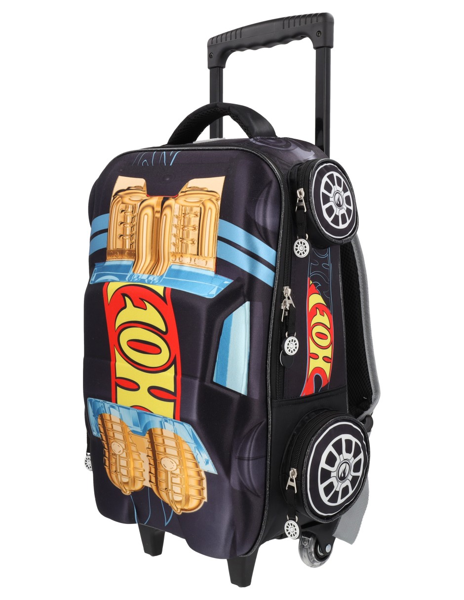 Mochila escolar Hot Wheels unisex 8