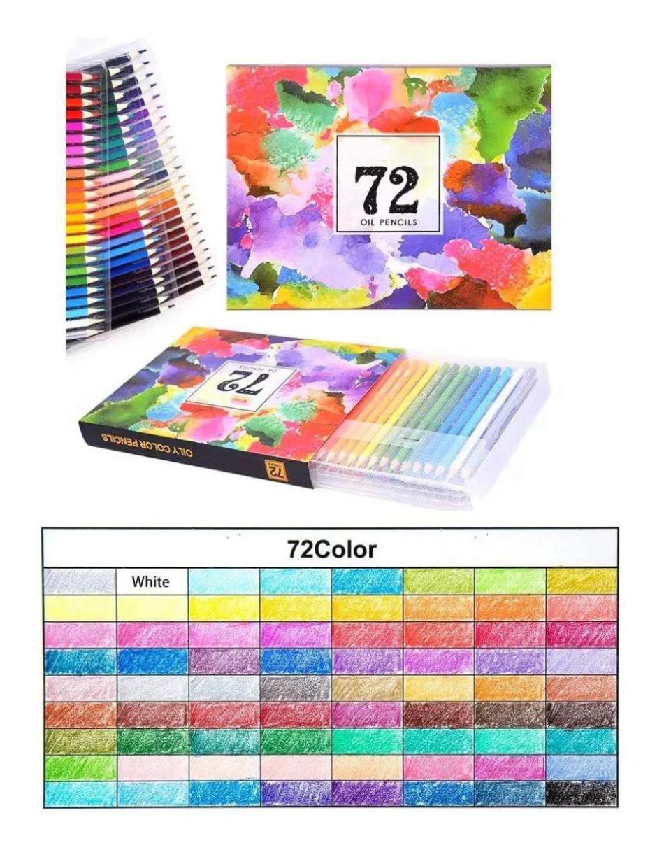 Set lápiz de color VividSketch redondo 72 piezas 2