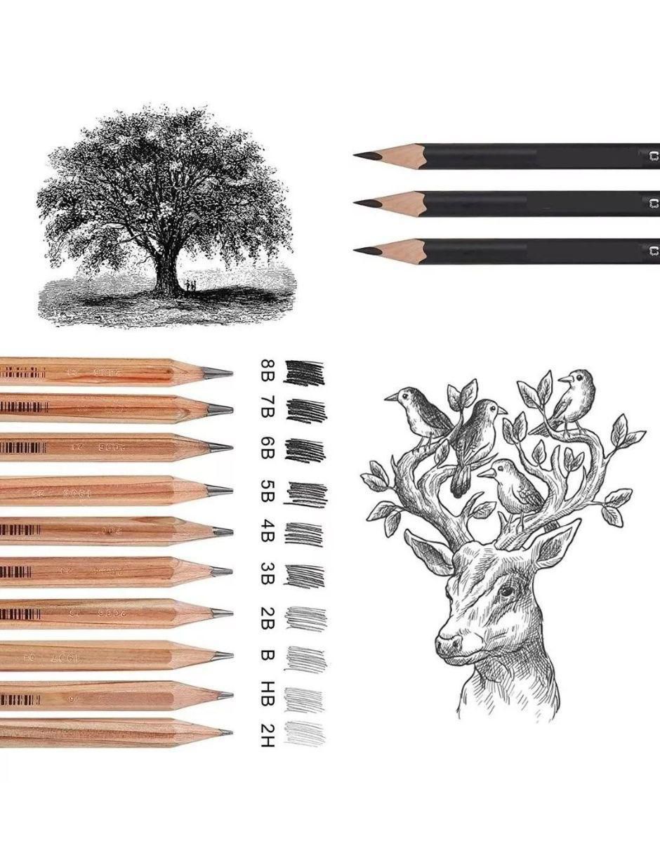 Set lápiz GraphiteExpress hexagonal 30 piezas 2