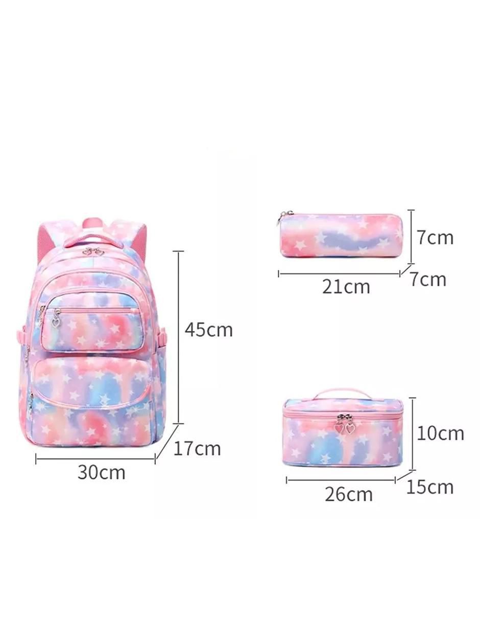 Mochila escolar Rainbow Star impermeable unisex 5