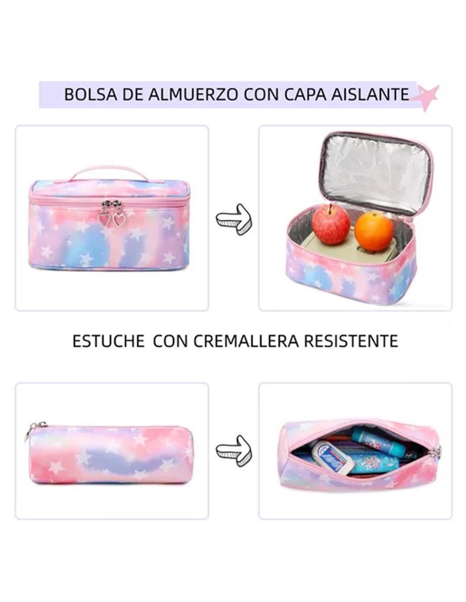 Mochila escolar Rainbow Star impermeable unisex 4