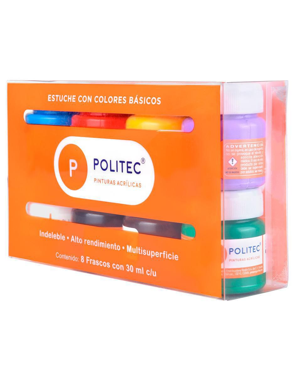 Pintura acrílica Línea 300 8 piezas 2