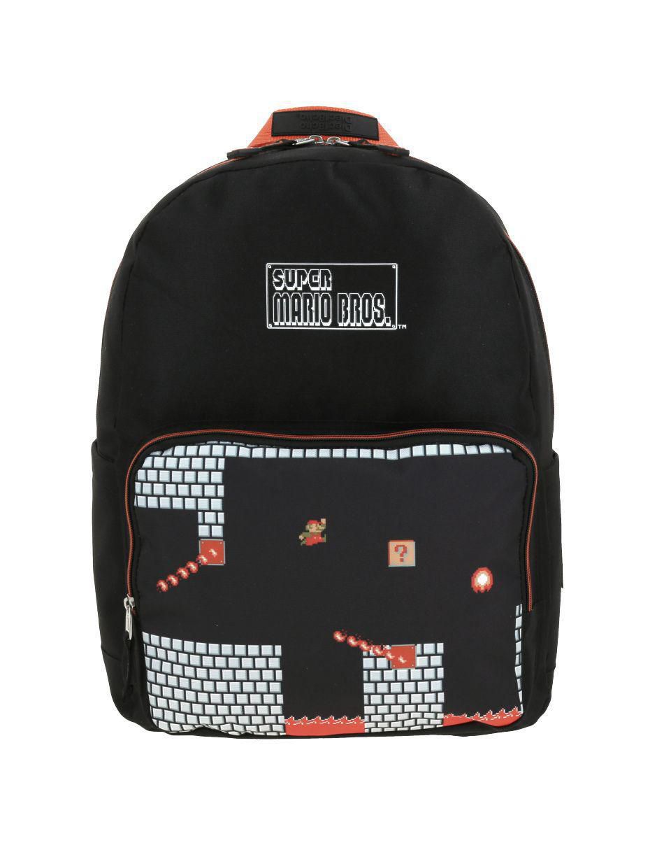 Mochila escolar Mario Bros Fuego unisex