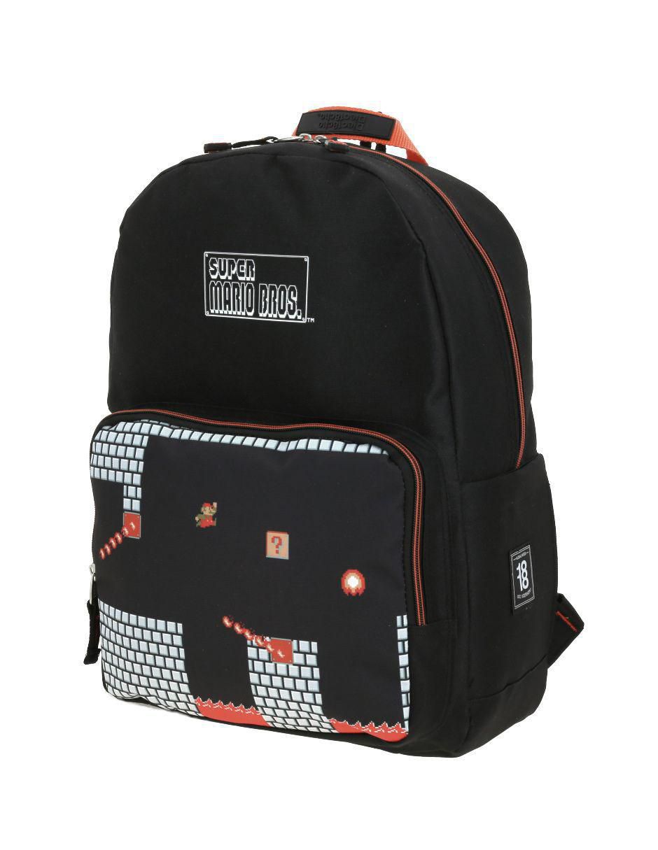 Mochila escolar Mario Bros Fuego unisex 2