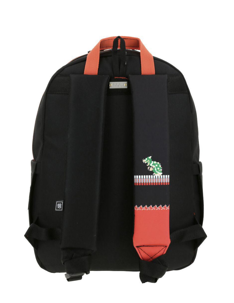Mochila escolar Mario Bros Fuego unisex 4