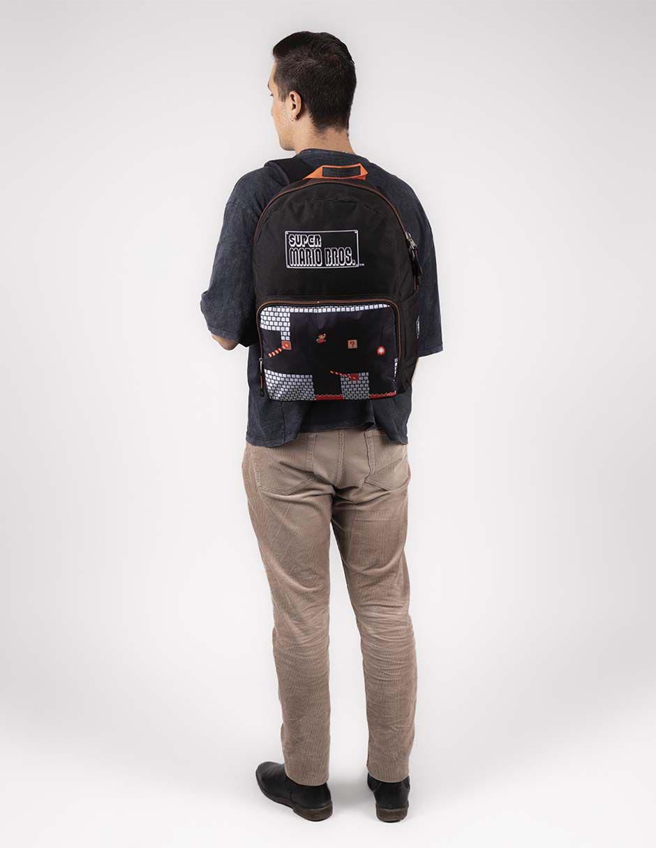 Mochila escolar Mario Bros Fuego unisex 5