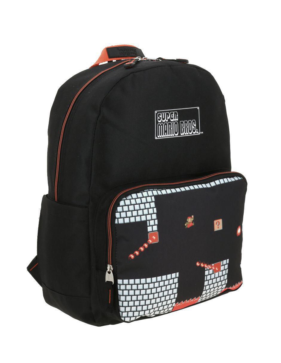 Mochila escolar Mario Bros Fuego unisex 6