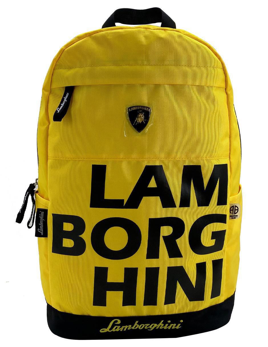 Mochila escolar Lamborghini Lamborghini Yellow unisex