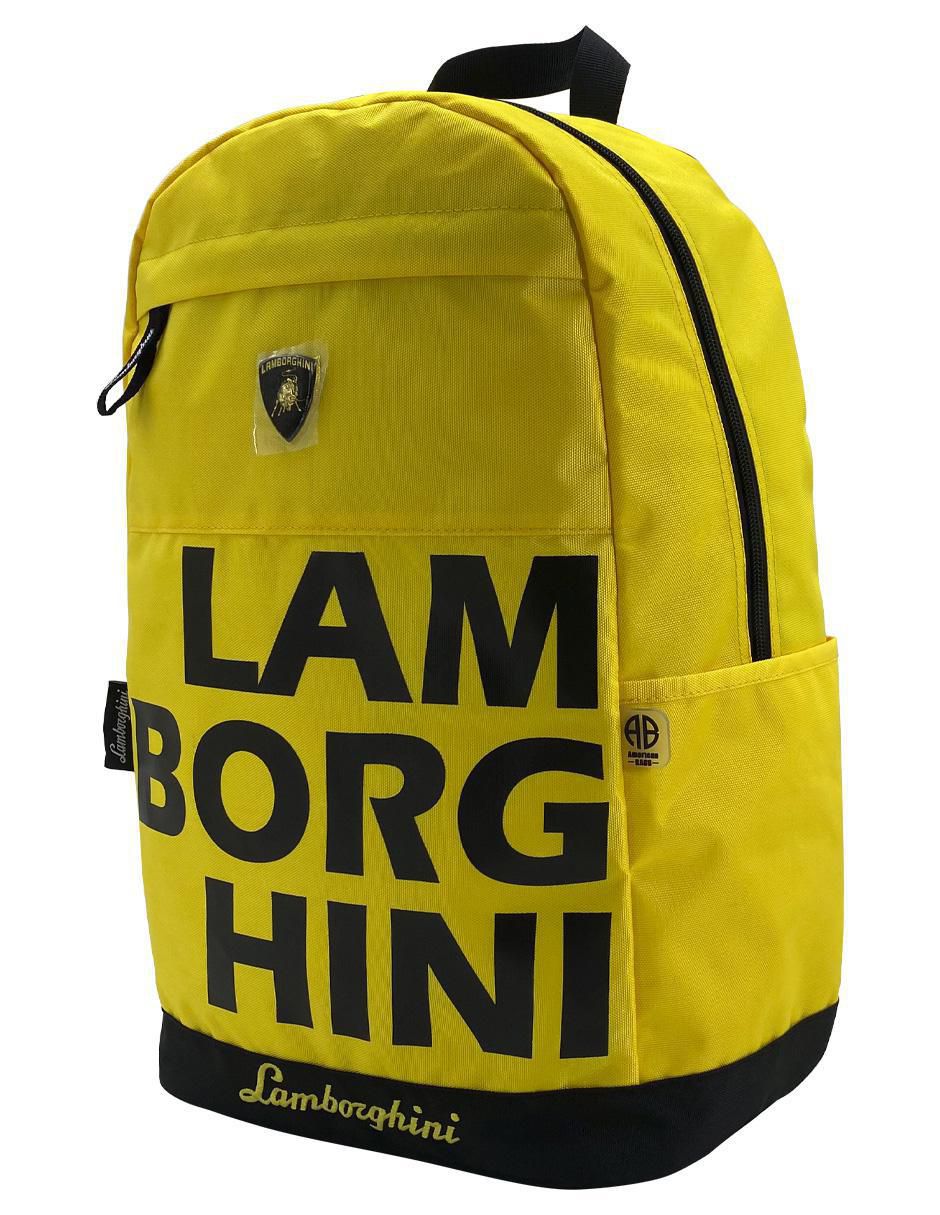 Mochila escolar Lamborghini Lamborghini Yellow unisex 2