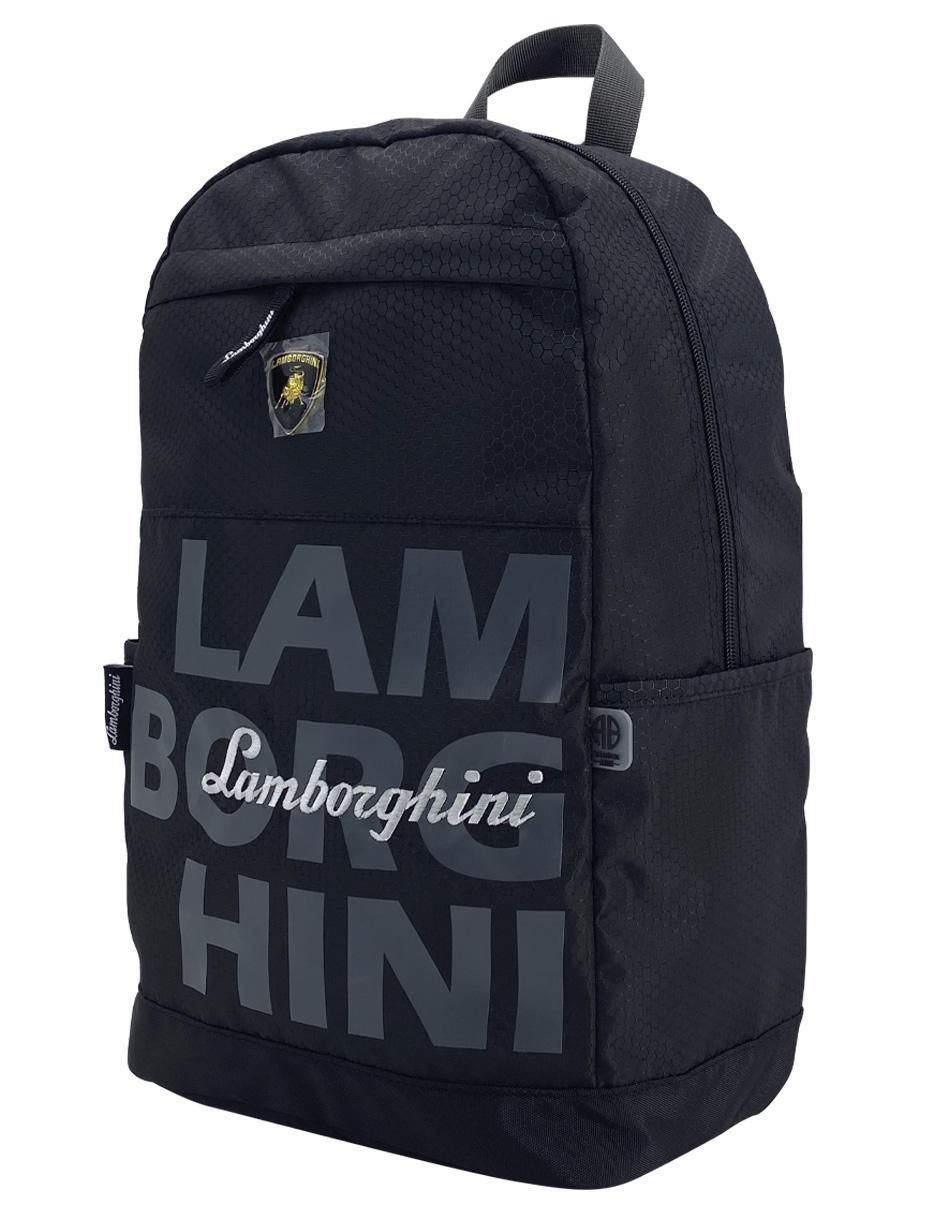 Mochila escolar Lamborghini Lamborghini Black unisex 2