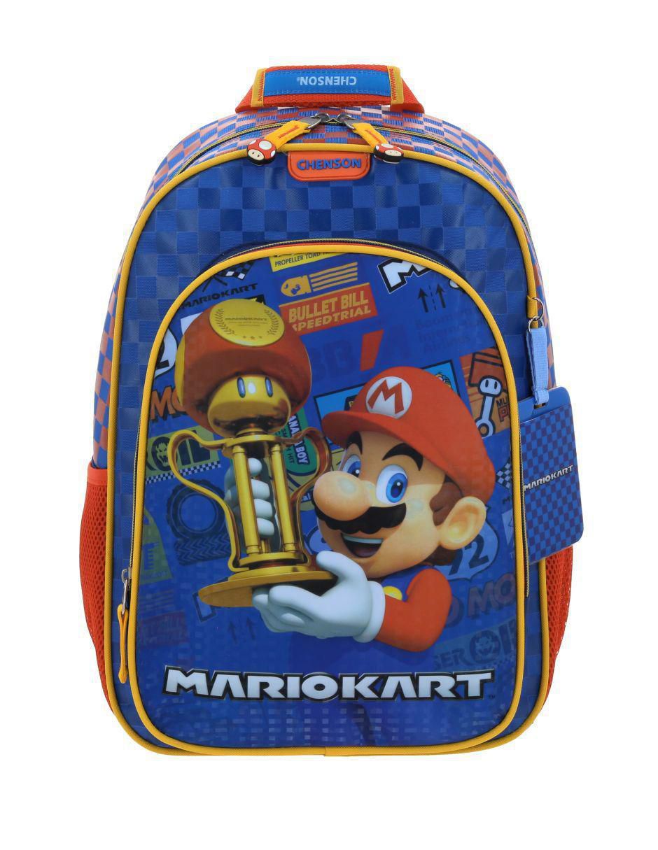 Mochila escolar Mario Bros Veloz unisex Mochila escolar Mario Bros Veloz unisex