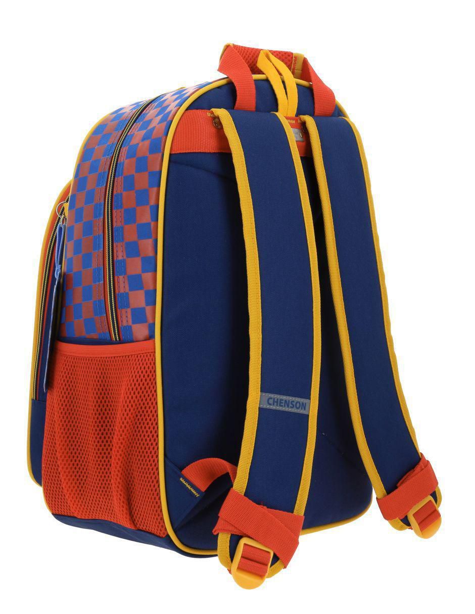 Mochila escolar Mario Bros Veloz unisex 3