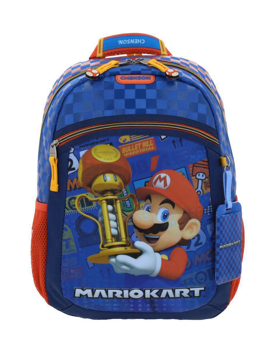 Mochila escolar Mario Bros Veloz unisex Mochila escolar Mario Bros Veloz unisex