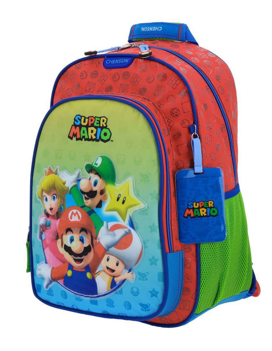 Mochila escolar Mario Bros Yoin unisex 2
