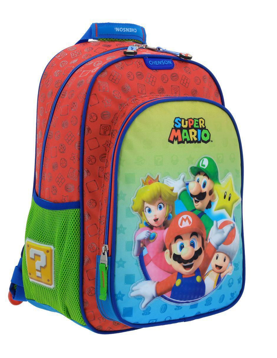 Mochila escolar Mario Bros Yoin unisex 6