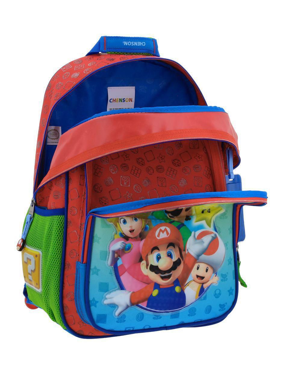 Mochila escolar Mario Bros Yoin unisex 7