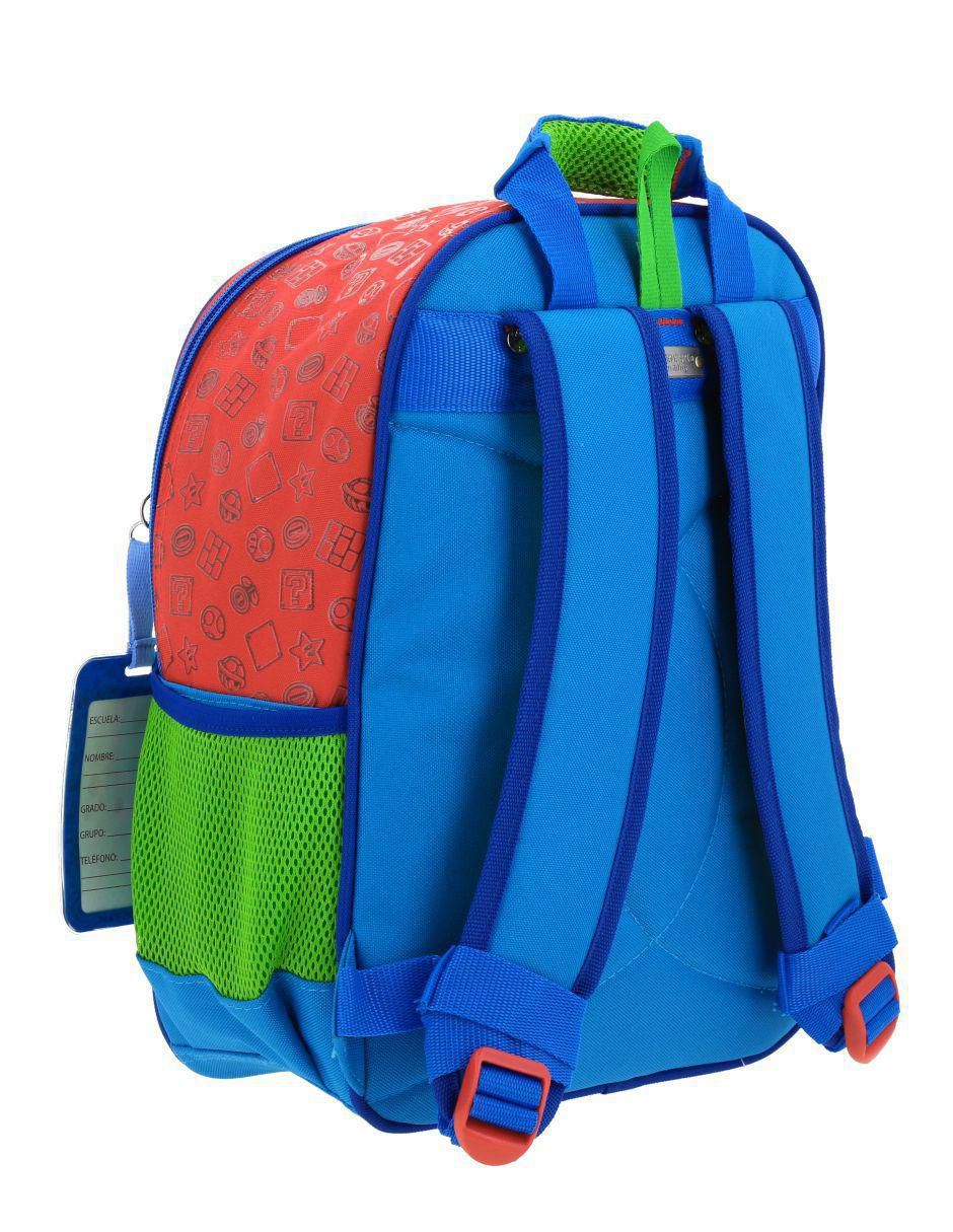 Mochila escolar Mario Bros Yoin unisex 3