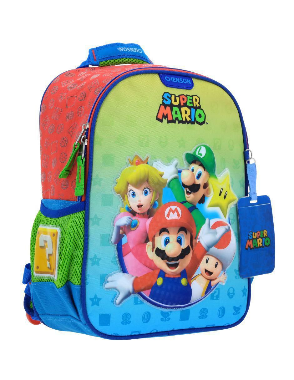 Mochila escolar Mario Bros Yoin unisex 6