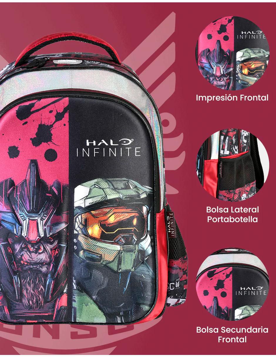 Mochila escolar Halo unisex 4