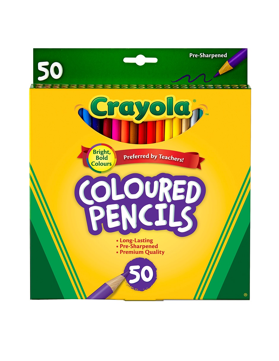 Lápiz de color redondo 50 piezas