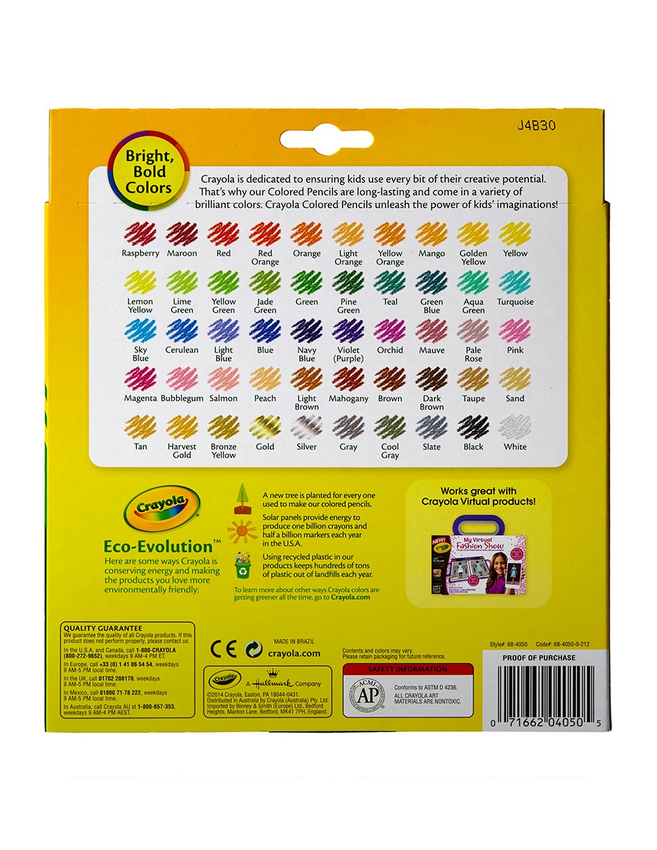 Lápiz de color redondo 50 piezas 2