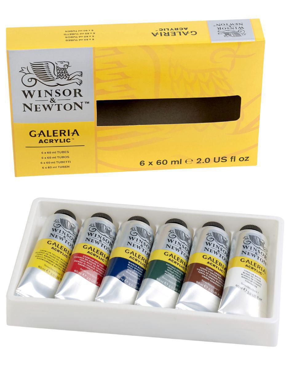 Pintura acrílica Galería 6 piezas 4