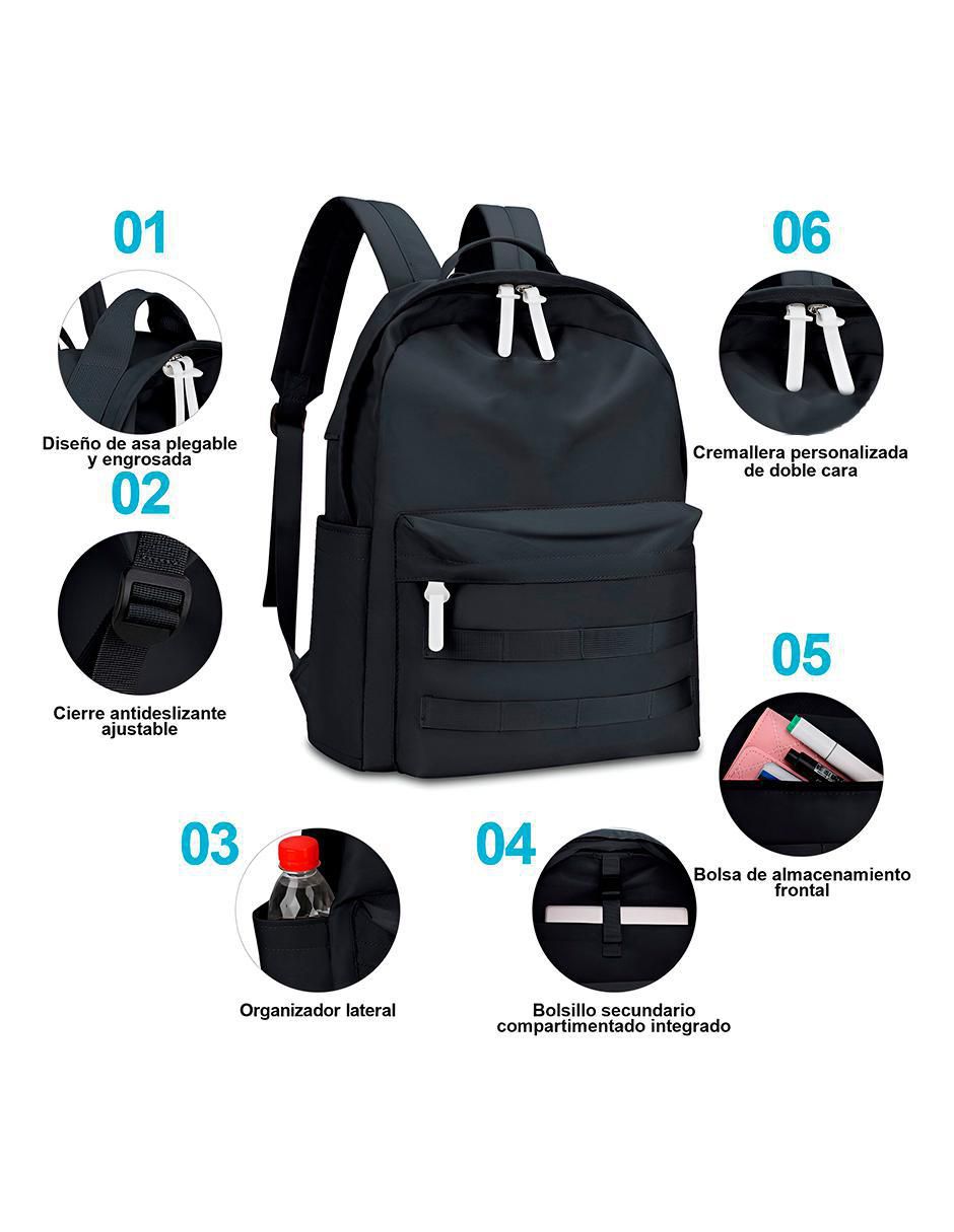 Mochila escolar Estilo Y Moda unisex 6