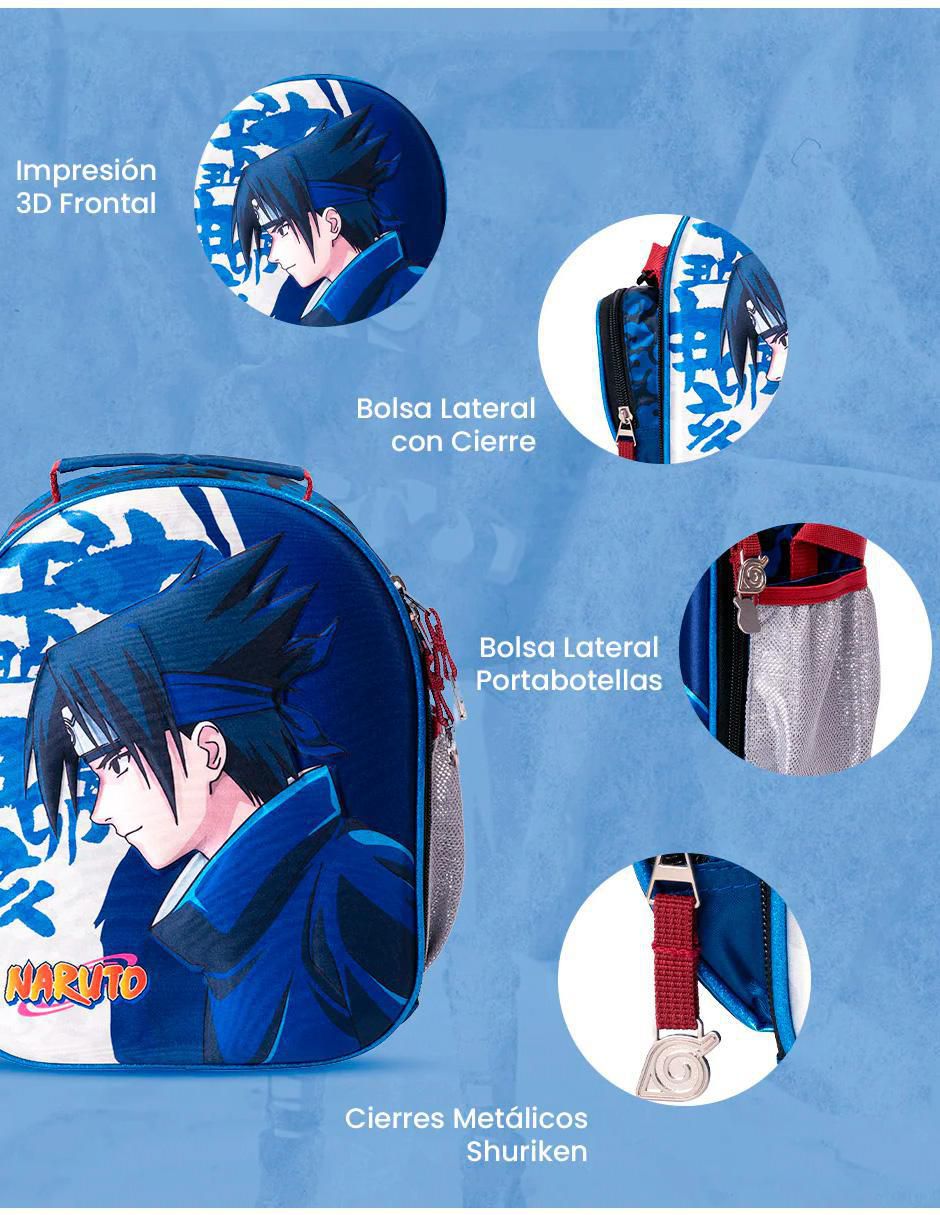 Lonchera térmica Naruto Sasuke Uchiha 4