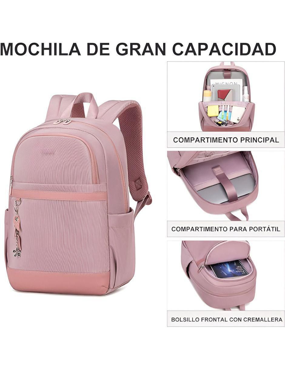 Mochila escolar Carrybox impermeable unisex 2