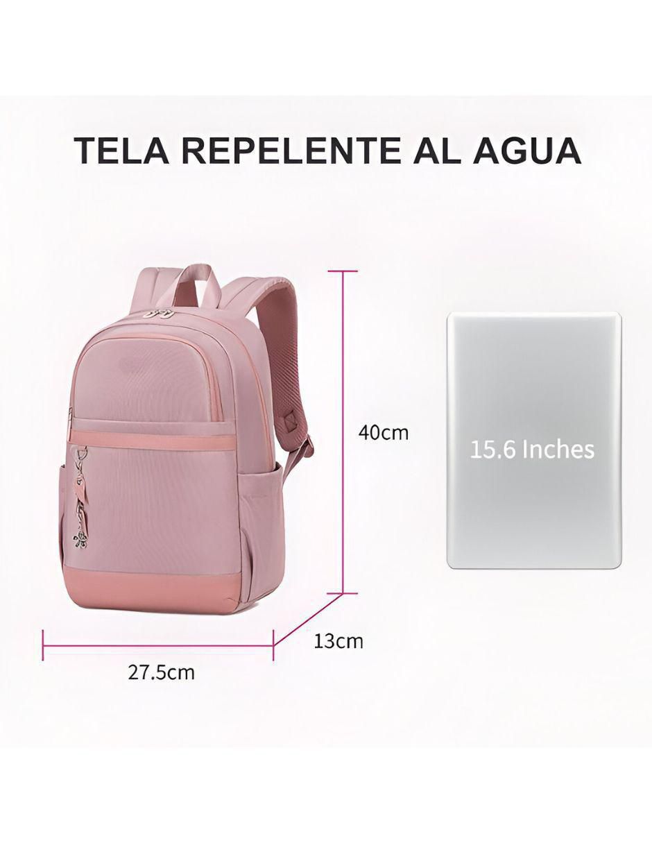 Mochila escolar Carrybox impermeable unisex 5