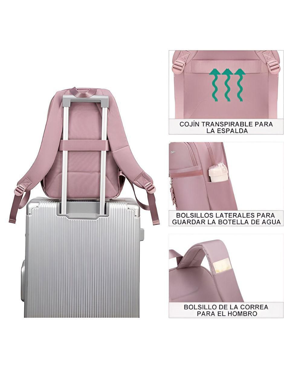 Mochila escolar Carrybox impermeable unisex 3
