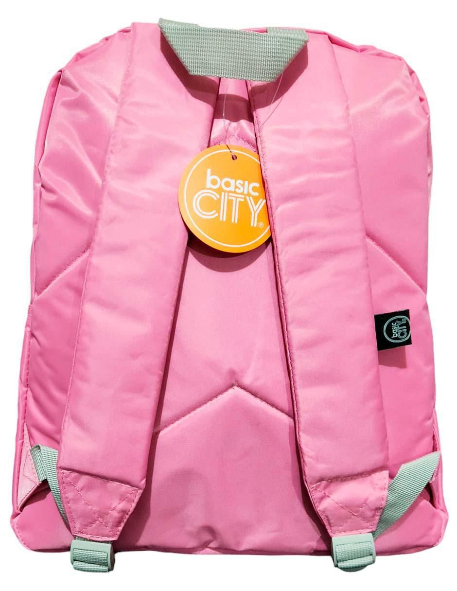 Mochila casual Bàsica Rosa unisex 3