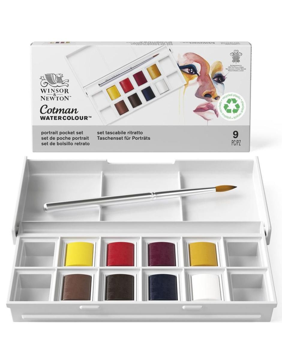 Acuarela Cotman 9 piezas 2