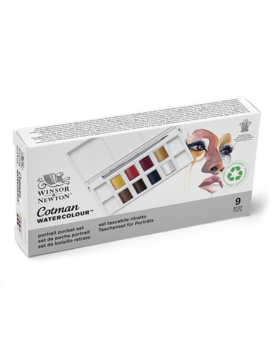 Acuarela Cotman 9 piezas 3