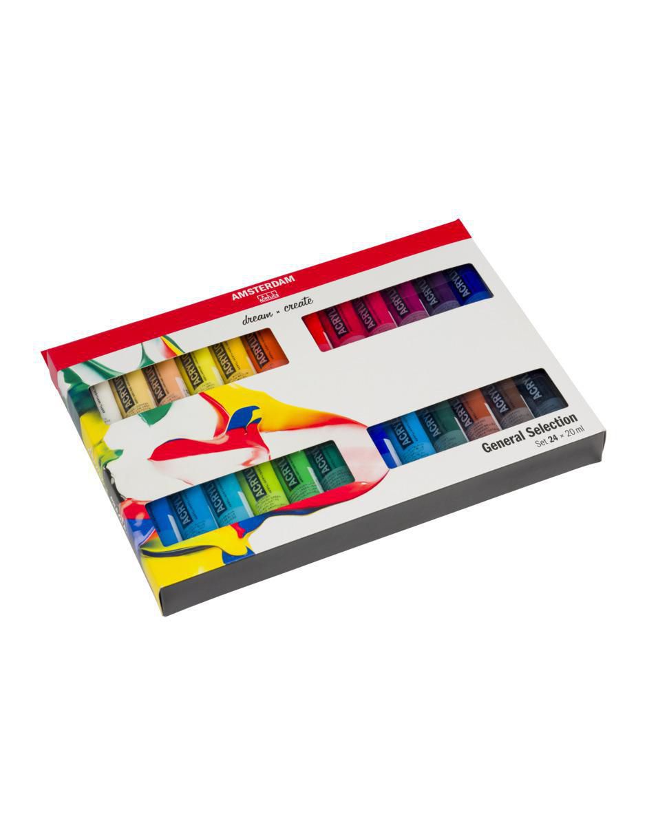 Pintura acrílica Amsterdam 24 piezas 3