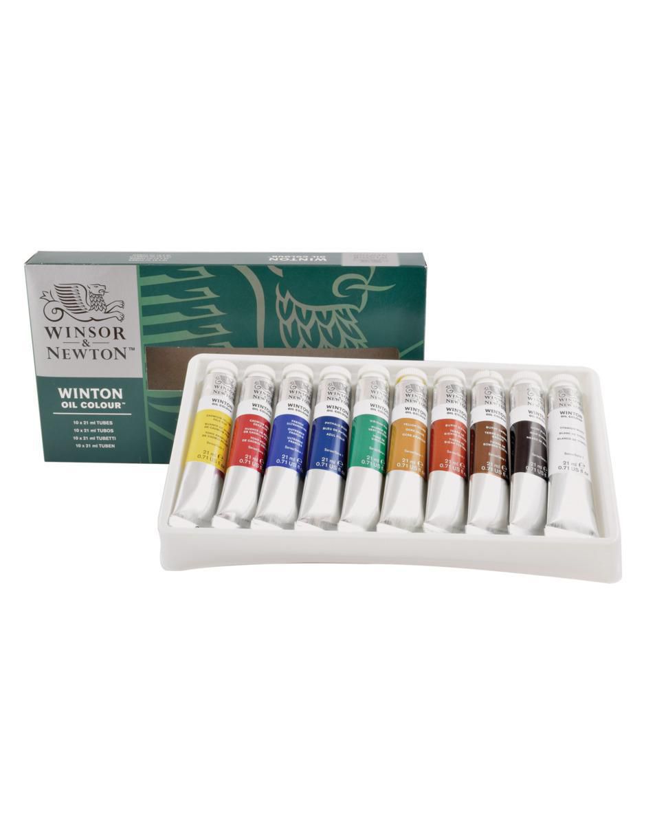 Pinturas óleo Winton 10 piezas 2