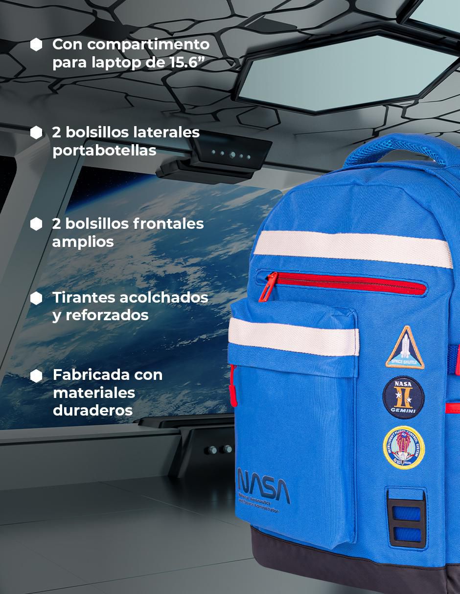 Mochila con portalaptop NASA 5