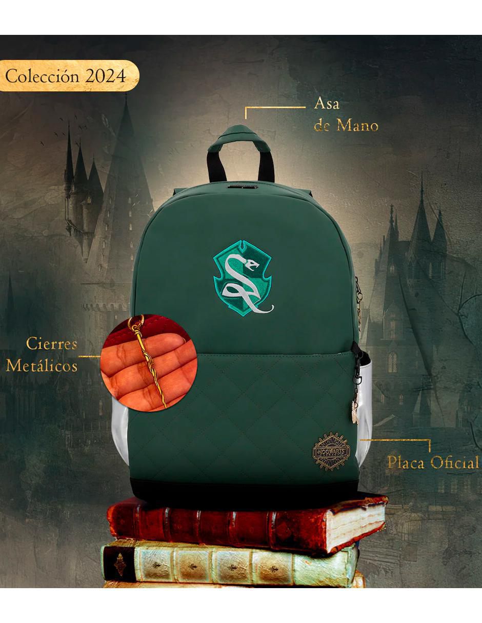 Mochila escolar Slytherin Hogwarts Legacy unisex 7